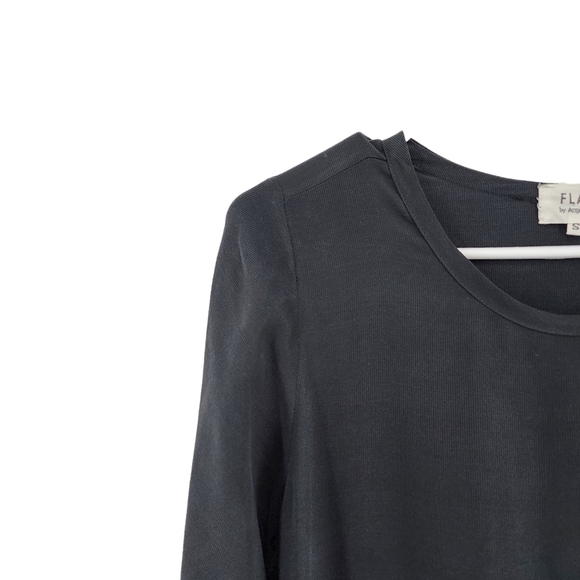 Flax by Angelheart Women's 100% Silk Loose Fit Tunic Mini Dress - Picture 2 of 6